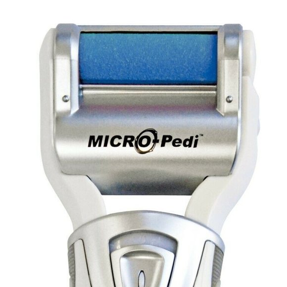 Emjoi Micro Pedi White Callus Remover with Extra Coarse Roller & Cleaning Brush - Picture 3 of 9
